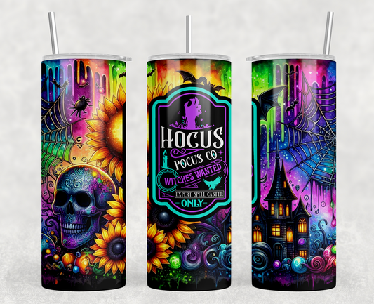 Neon Hocus Pocus 20oz Skinny Tumbler