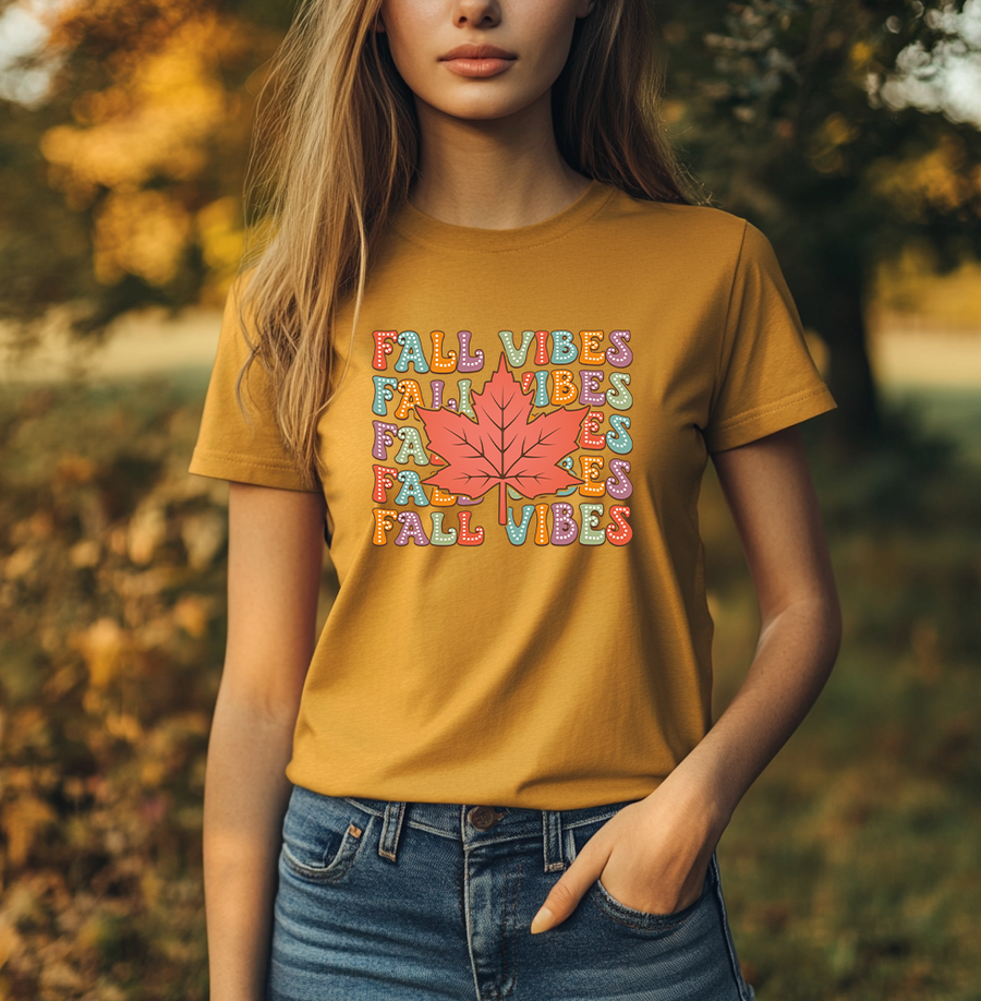 Retro Fall Vibes Unisex T-Shirt (Boutique)