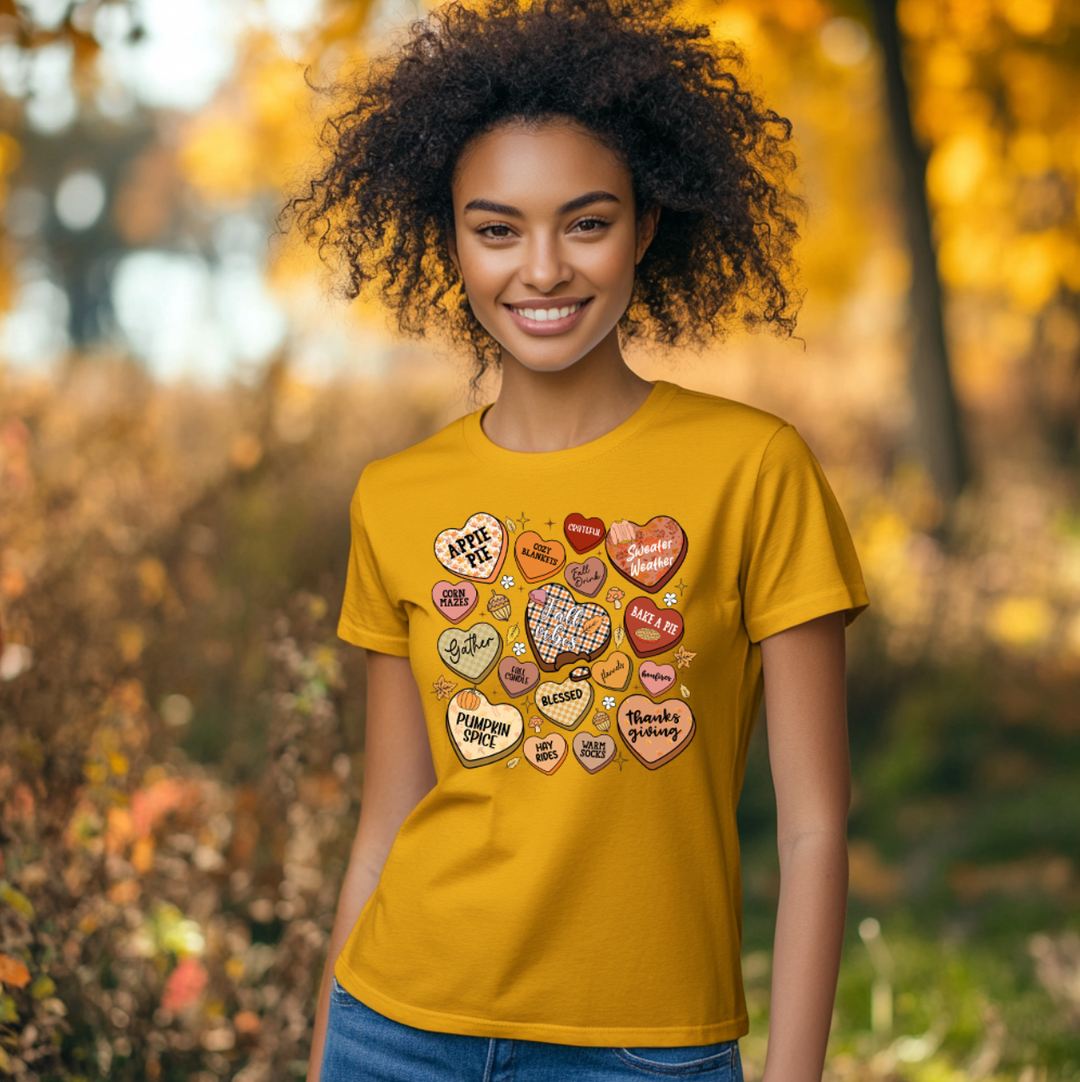 Thanksgiving Hearts Unisex T-shirt