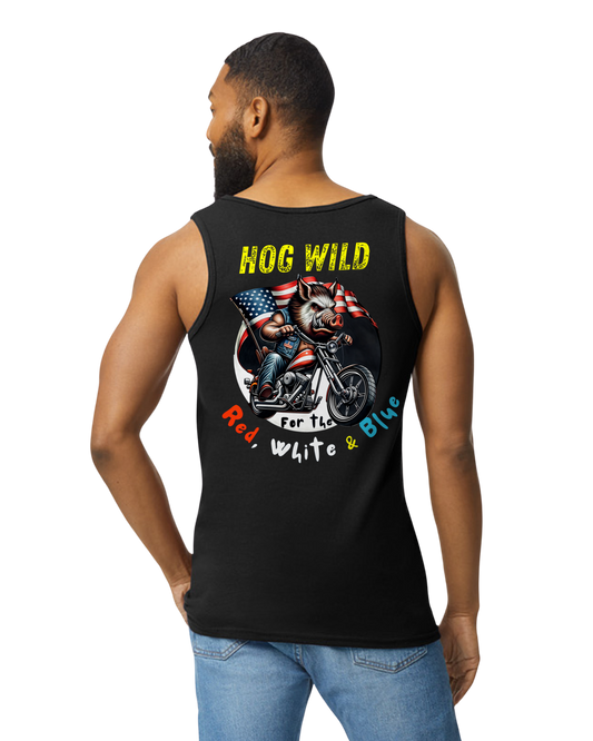 Hog Wild for the Red, White & Blue Tank Top