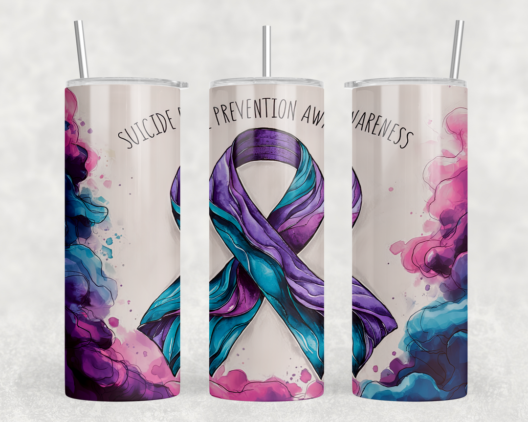 Suicide Prevention Awareness 20oz Skinny Tumbler (Boutique)